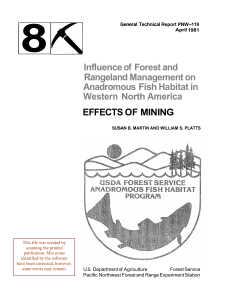 8 OF MINING EFFECTS Influence