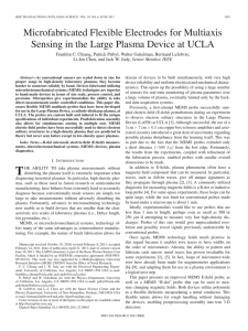 Microfabricated Flexible Electrodes for Multiaxis Senior Member, IEEE