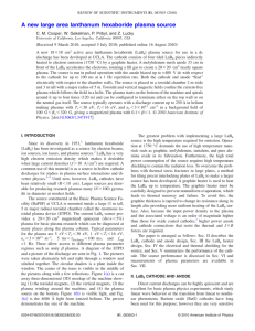 A new large area lanthanum hexaboride plasma source