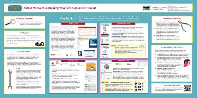 What Is Self Assessment Tool