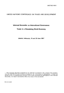 UNITED NATIONS CONFERENCE ON TRADE AND DEVELOPMENT