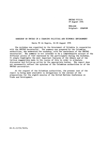 UNCTAD VII1/6 29 August 1991 ENGLISH Original: SPANISH