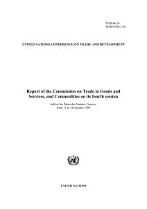 Report of the Commission on Trade in Goods and TD/B/46/14