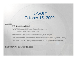 TIPS/JIM October 15, 2009