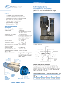 Pall Filtration Units Ultipleat SRT PFU series (Product only available in Europe)