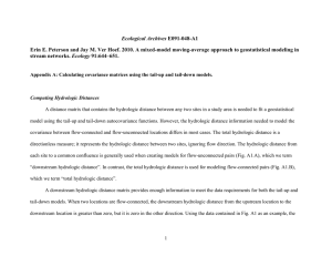 Ecological Archives 91-048-A1 2010. A mixed-model moving-average approach to geostatistical modeling in