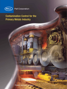 Contamination Control for the Primary Metals Industry