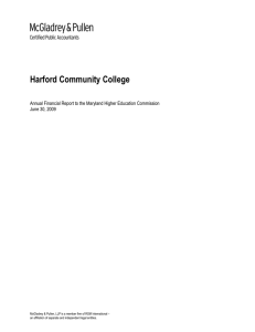 Harford Community College  June 30, 2009