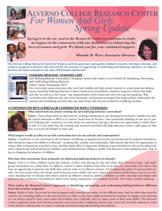 For Women And Girls Spring Update A C