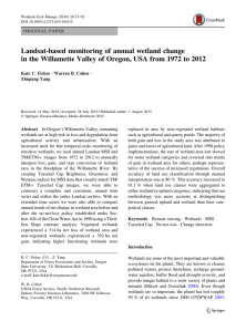 Landsat-based monitoring of annual wetland change