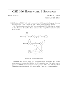 CSE 396 Homework 3 Solution Prof: Regan TA: Clay, James February 26, 2016
