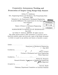 Cooperative  Autonomous  Tracking  and D.