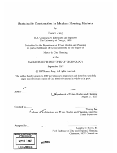 Sustainable  Construction  in  Mexican  Housing ... Bomee  Jung