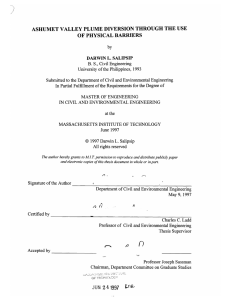 ASHUMET  VALLEY  PLUME  DIVERSION  THROUGH ... OF PHYSICAL  BARRIERS
