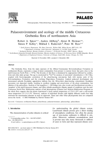 Palaeoenvironment and ecology of the middle Cretaceous
