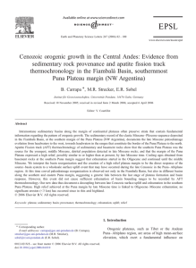 Cenozoic orogenic growth in the Central Andes: Evidence from
