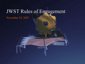 JWST Rules of Engagement November 25, 2003 5/28/2016 1