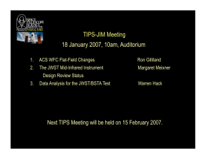 TIPS-JIM Meeting 18 January 2007, 10am, Auditorium