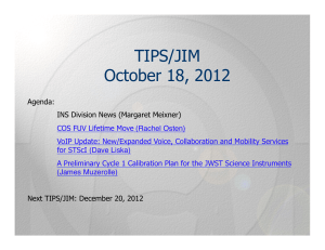 TIPS/JIM October 18, 2012