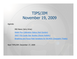 TIPS/JIM November 19, 2009