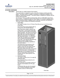 SAG582140001 SYSTEM OVERVIEW