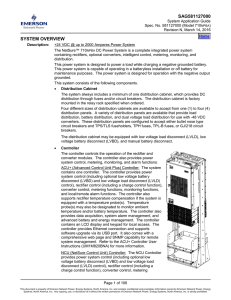 SAG581127000 SYSTEM OVERVIEW