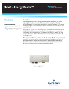 SM AC – EnergyMaster™ Monitoring Description
