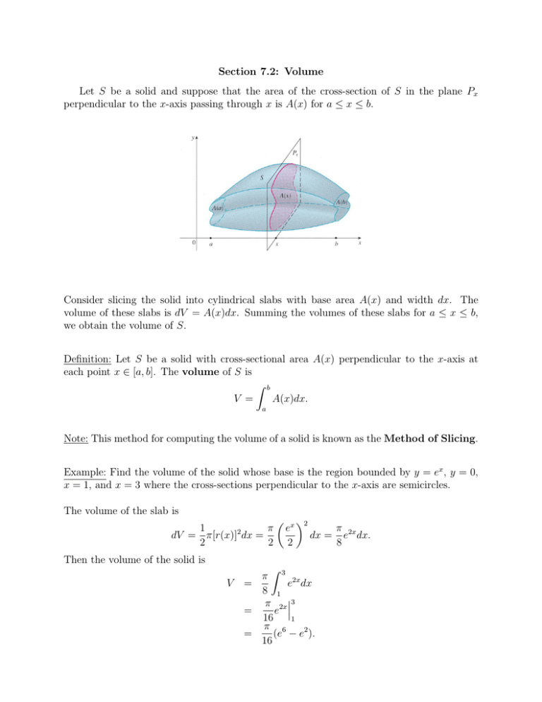 Section 7 2 Volume