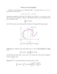 Section 14.2: Line Integrals
