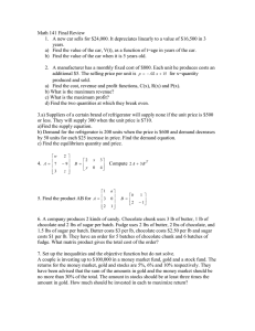 Math 141 Final Review