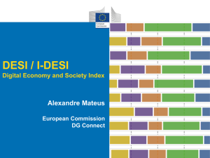 DESI / I-DESI  Alexandre Mateus Digital Economy and Society Index