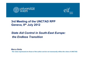 3rd Meeting of the UNCTAD RPP Geneva, 8 July 2012