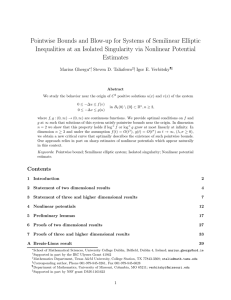 Pointwise Bounds and Blow-up for Systems of Semilinear Elliptic