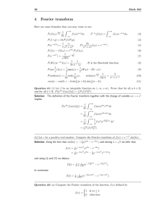 4 Fourier transform