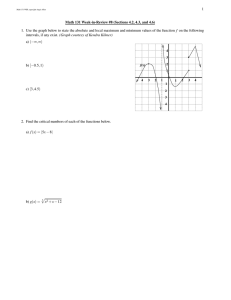 1 Math 131 Week-in-Review #8 (Sections 4.2, 4.3, and 4.6) f