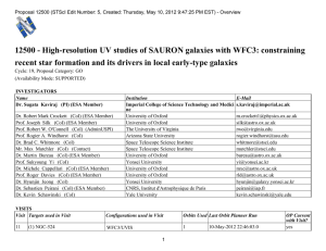12500 - High-resolution UV studies of SAURON galaxies with WFC3:... recent star formation and its drivers in local early-type galaxies