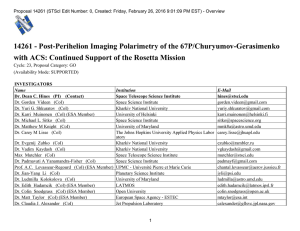 14261 - Post-Perihelion Imaging Polarimetry of the 67P/Churyumov-Gerasimenko