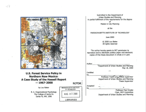 MASSACHUSETTS All Urban  Studies and  Planning Master in City  Planning