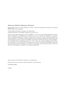 Microwave Kinetic Inductance Detectors