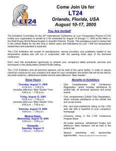 LT24 Come Join Us for Orlando, Florida, USA August 10-17, 2005