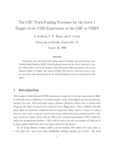 The CSC Track-Finding Processor for the Level 1