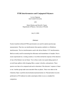 FTIR Interferometers and Conjugated Polymers