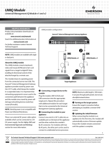 UMIQ Module Universal Management IQ Module v1 and v2 HELPFUL RESOURCES