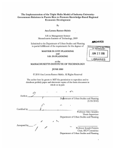 The  Implementation of the  Triple Helix  Model ... Government  Relations in Puerto Rico  to Promote ...