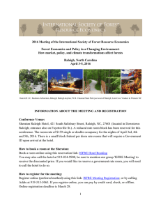 2016 Meeting of the International Society of Forest Resource Economics