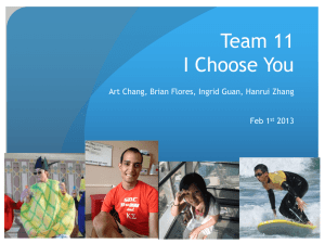 Team 11 I Choose You Feb 1