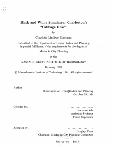 Black  and  White  Simulacra: &#34;Cabbage  Row&#34; Charleston's