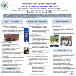 Idaho Science Talent Expansion Program 2014: