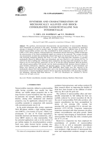 Acta mater. Vol. 47, No. 8, pp. 2567±2579, 1999
