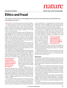 Ethics and fraud